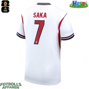 England Bukayo Saka #7 Hemmatröja VM 2026 Kortärmad